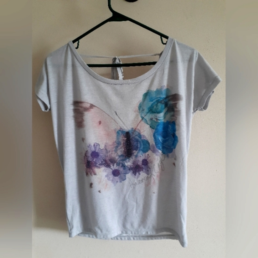 American Eagle Outfitters Butterfly Shirt
